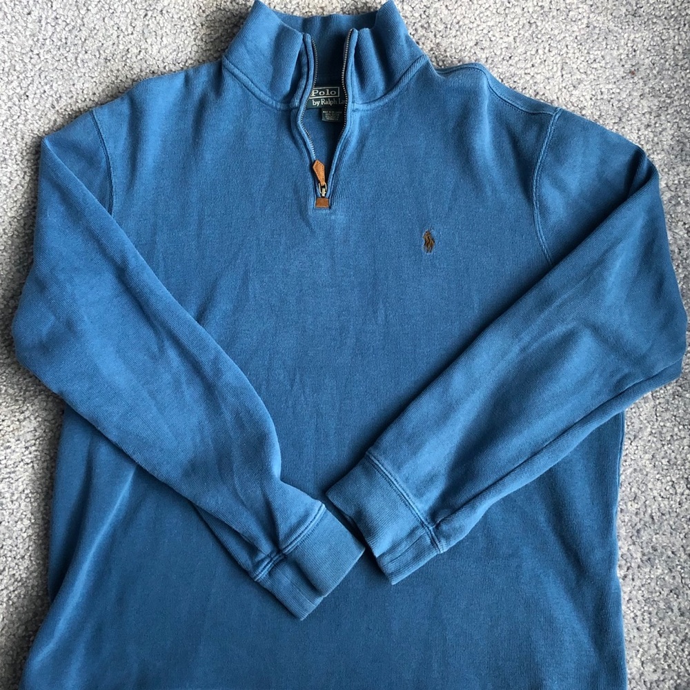 Polo Ralph Lauren Blue Quarter Zip (Large)